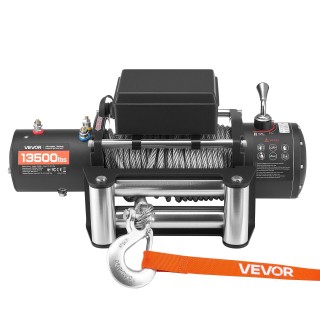 VEVOR Ηλεκτρικός Βίντσι 12V DC, 6100 kg - Αδιάβροχο με Χειριστήριο ...