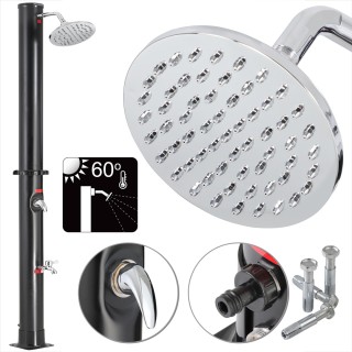 Ηλιακό Ντους 215 x 15 x 15 cm 20L Μαύρο 102547 Monzana Ηλιακό Ντους 215 x 15 x 15 cm 20L Μαύρο 102547 Monzana