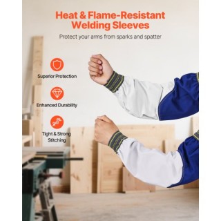 VEVOR Ανθεκτικά Μανίκια Συγκόλλησης από Δέρμα Προβάτου & FR Βαμβάκι... VEVOR Ανθεκτικά Μανίκια Συγκόλλησης από Δέρμα Προβάτου & FR Βαμβάκι...