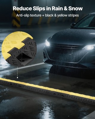 VEVOR Ανθεκτική Ράμπα Προστασίας Καλωδίων, Διπλός Δίαυλος 31 x 28 m...