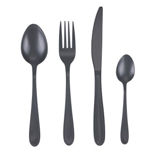 Villa DEste  Σετ 24 μαχαιροπίρουνα από ανοξείδωτο ατσάλι σε ματ χρώ...