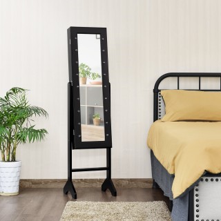 Costway Πολυτελής Κοσμηματοθήκη με Φωτισμό LED και Ολόσωμο Καθρέφτ... Costway Πολυτελής Κοσμηματοθήκη με Φωτισμό LED και Ολόσωμο Καθρέφτ...