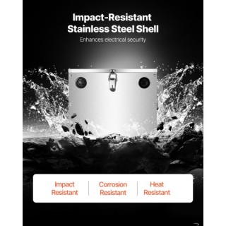 VEVOR Κουτί Μπαταρίας για Οχήματα & Κινητήρες Τράτας (Ανοξείδωτος Χ...