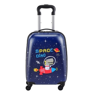 VEVOR Παιδικό Σετ Βαλίτσας με Ρόδες, 2 Τεμάχια, Σκληρό Κέλυφος με Ρ...