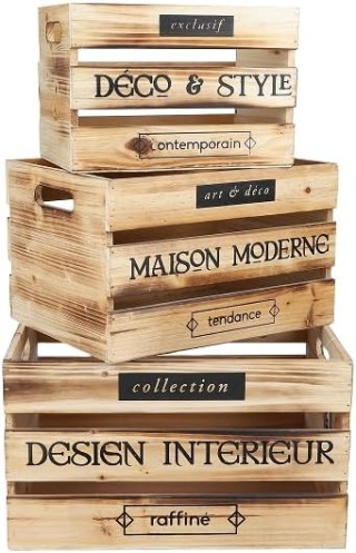 Διακοσμητικά Ξύλινα Τελάρα 3τμχ. 26x18x18 / 32x24x20 / 38x30x22 cm ... Διακοσμητικά Ξύλινα Τελάρα 3τμχ. 26x18x18 / 32x24x20 / 38x30x22 cm ...