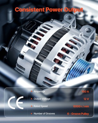 VEVOR Δυναμό Αυτοκινήτου για Chevy Trailblazer 4.2L & GMC Envoy 4.2... VEVOR Δυναμό Αυτοκινήτου για Chevy Trailblazer 4.2L & GMC Envoy 4.2...