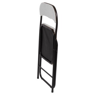 Galileo Λευκή Πτυσσόμενη Καρέκλα Εξοικονόμησης Χώρου Εφέ Τέντι 43x5...