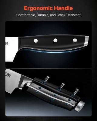 VEVOR Σετ Μαχαιριών Κουζίνας 15 Τεμαχίων με Μπλοκ και Ακονιστήρα απ... VEVOR Σετ Μαχαιριών Κουζίνας 15 Τεμαχίων με Μπλοκ και Ακονιστήρα απ...