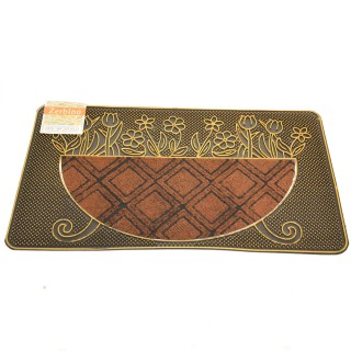 BAKAJI Πατάκι Εισόδου Λουλούδια 45x75cm από Καουτσούκ και Ίνες Καρύ... BAKAJI Πατάκι Εισόδου Λουλούδια 45x75cm από Καουτσούκ και Ίνες Καρύ...