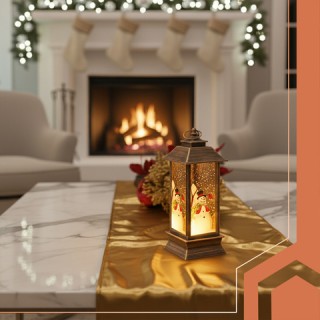 Ruhhy Φωτεινό Χριστουγεννιάτικο Φανάρι από Χαλκό με LED και Σκηνή Χ... Ruhhy Φωτεινό Χριστουγεννιάτικο Φανάρι από Χαλκό με LED και Σκηνή Χ...