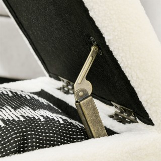 HOMCOM Πουφ Αποθηκευτικός Χώρος Επενδυμένος με Μαλακό Ύφασμα Teddy ... HOMCOM Πουφ Αποθηκευτικός Χώρος Επενδυμένος με Μαλακό Ύφασμα Teddy ...