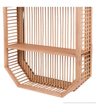 Επιτοίχια Ξύλινη Ραφιέρα με 2 Ράφια 44x12x62 cm Natural Living 225213 Επιτοίχια Ξύλινη Ραφιέρα με 2 Ράφια 44x12x62 cm Natural Living 225213