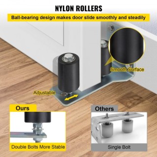 Οδηγός Πύλης VEVOR 3 Μαύρο Νάιλον με L-Σχήμα Βάση - Σετ 2 τεμ. MDX... Οδηγός Πύλης VEVOR 3 Μαύρο Νάιλον με L-Σχήμα Βάση - Σετ 2 τεμ. MDX...