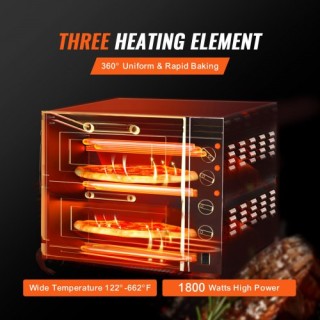 Επαγγελματικός Ηλεκτρικός Φούρνος Πίτσας VEVOR για 14 Πίτσα Εσωτερι... Επαγγελματικός Ηλεκτρικός Φούρνος Πίτσας VEVOR για 14 Πίτσα Εσωτερι...