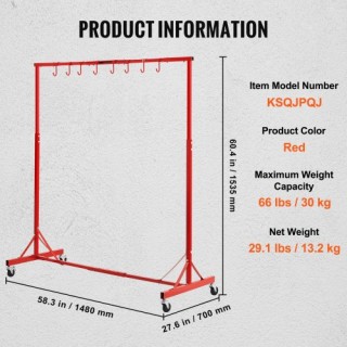 VEVOR Ρυθμιζόμενη Βάση Βαφής με 8 Γάντζους για Αυτοκίνητα PQJHS000... VEVOR Ρυθμιζόμενη Βάση Βαφής με 8 Γάντζους για Αυτοκίνητα PQJHS000...