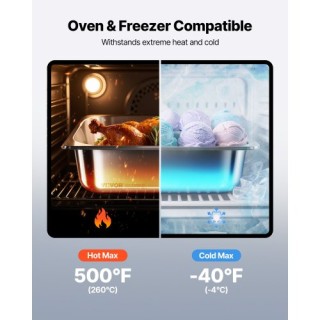 VEVOR Σετ 6 Ανοξείδωτα Μαγειρικά Σκεύη Ξενοδοχείου Βάθους 4 Ιντσών ... VEVOR Σετ 6 Ανοξείδωτα Μαγειρικά Σκεύη Ξενοδοχείου Βάθους 4 Ιντσών ...