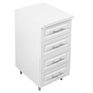 Shally Dogan Λευκή Ξύλινη Συρταριέρα για την Κουζίνα με Μοντέρνο Σχ... Shally Dogan Λευκή Ξύλινη Συρταριέρα για την Κουζίνα με Μοντέρνο Σχ...