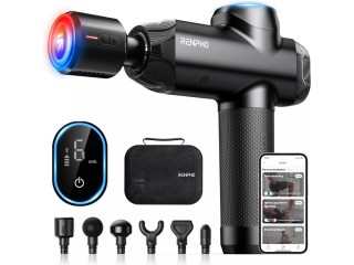 Renpho Πιστόλι Μασάζ για το Σώμα με Δόνηση και Λειτουργία Θέρμανσης...