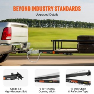 VEVOR  Ρυμουλκούμενη Μπάρα 5500 lbs με Αλυσίδες, Βαφή Σκόνης, Συμβα...