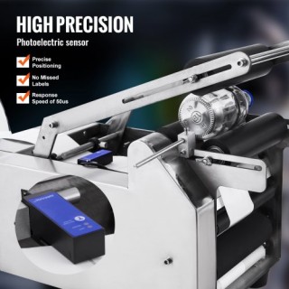 VEVOR  Μηχάνημα Ετικετοποίησης Φιαλών MT-50, Ημιαυτόματο, ρυθμιζόμε...