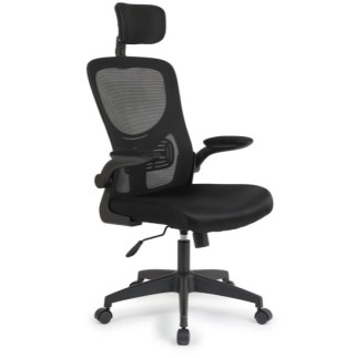 Καρέκλα γραφείου Liverpool 116,5-126,5 x 63 x 60,5 cm  Μαύρο 872060...