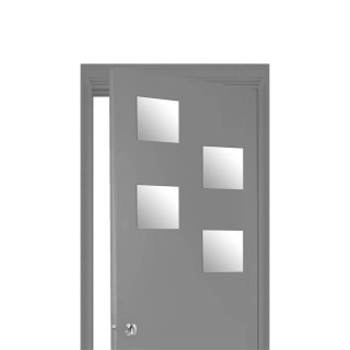 5FIVE Simply smart Σετ 4 Αυτοκόλλητων Καθρεπτών 20x20cm 121120A