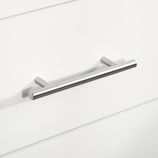 HOMCOM Λευκή Ξύλινη Συρταριέρα 4 Συρταριών με Μεταλλικές Λαβές, Δια... HOMCOM Λευκή Ξύλινη Συρταριέρα 4 Συρταριών με Μεταλλικές Λαβές, Δια...