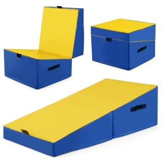 Costway Πτυσσόμενο Στρώμα Γυμναστικής με Εργονομικό Σχεδιασμό και Α...