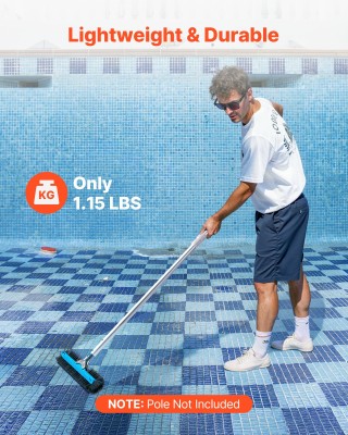 VEVOR Κυρτή Βούρτσα Πισίνας 508mm με Αποσπώμενες Πλευρικές Βούρτσες... VEVOR Κυρτή Βούρτσα Πισίνας 508mm με Αποσπώμενες Πλευρικές Βούρτσες...