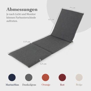 Costway  Μαξιλάρι Ξαπλώστρας με Τριπλή Αναδίπλωση και Ανθεκτικό Ύφα...