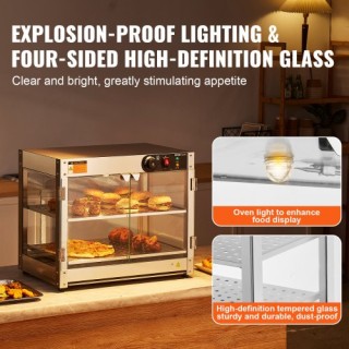 Επαγγελματική Θερμαινόμενη Βιτρίνα 2 Επιπέδων VEVOR TYZSJ2C20YC0JN... Επαγγελματική Θερμαινόμενη Βιτρίνα 2 Επιπέδων VEVOR TYZSJ2C20YC0JN...