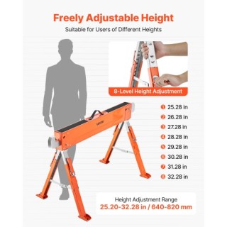 VEVOR Ρυθμιζόμενος Πάγκος Εργασίας 2 Τεμαχίων Υψηλής Αντοχής 1800 l... VEVOR Ρυθμιζόμενος Πάγκος Εργασίας 2 Τεμαχίων Υψηλής Αντοχής 1800 l...