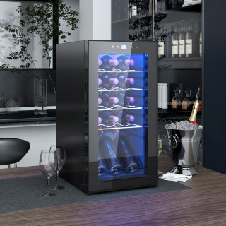 Συντηρητής Κρασιών για 15 μπουκάλια, χωρητικότητα 44L, με έλεγχο θ... Συντηρητής Κρασιών για 15 μπουκάλια, χωρητικότητα 44L, με έλεγχο θ...