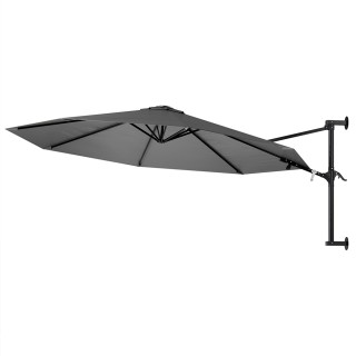 BAKAJI  Ομπρελόνε τοίχου 300cm Παρασόλι Τοίχου Μεταλλική Δομή Κιόσκ...