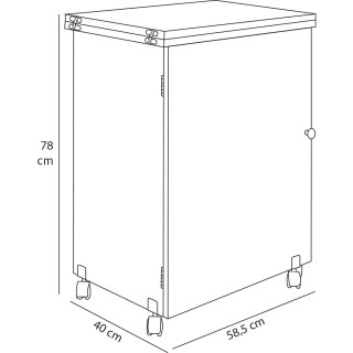 Shally Dogan  Φορητό Τραπέζι Ραπτομηχανής Πτυσσόμενο Πολυχρηστικό Ξ...