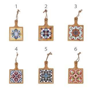 Villa DEste  Ξύλινη Επιφάνεια Κοπής από Μπαμπού και Κεραμικό 195x13...