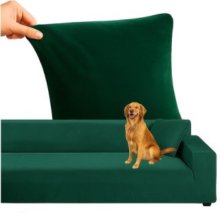 Ruhhy Γωνιακό Κάλυμμα Καναπέ – Ελαστικό Βελούδο Πράσινο 145 - 185 c... Ruhhy Γωνιακό Κάλυμμα Καναπέ – Ελαστικό Βελούδο Πράσινο 145 - 185 c...