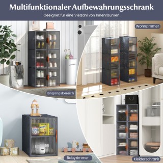 Πολυλειτουργικά Δοχεία Αποθήκευσης με Διάφανη Πόρτα και Μαγνητικό Κ... Πολυλειτουργικά Δοχεία Αποθήκευσης με Διάφανη Πόρτα και Μαγνητικό Κ...