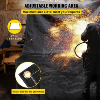 VEVOR Κουβέρτες Πυρόσβεσης Fiberglass 2 Τεμάχια HTHSJBDD6X102TY0FV0