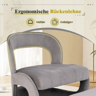 Costway Σετ Πολυθρόνας 77 x 74,5 x 79 Γκρι HV10639GR Costway Σετ Πολυθρόνας 77 x 74,5 x 79 Γκρι HV10639GR