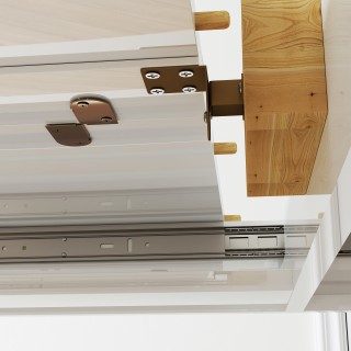 HOMCOM Επεκτεινόμενο Τραπέζι Φαγητού για 4-6 Άτομα με Αναδιπλούμενα...