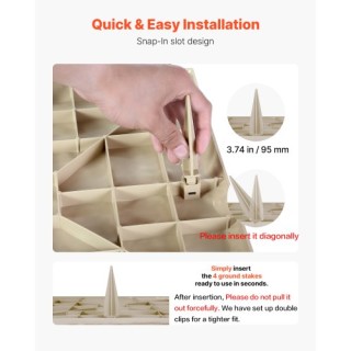 VEVOR Πέτρινες Διακοσμητικές Πλάκες 16 τεμ. 39,5 x 39,5 εκ για Κήπο... VEVOR Πέτρινες Διακοσμητικές Πλάκες 16 τεμ. 39,5 x 39,5 εκ για Κήπο...