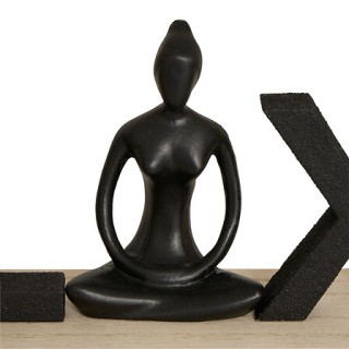 Atmosphera Διακοσμητικό Επιγραφή Relax με Φιγούρα Yoga Yogi – Μήκος...