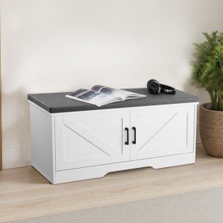 VEVOR Πάγκος Παπουτσοθήκης με Ρυθμιζόμενα Ράφια, 1000 x 355 x 460 χ...