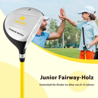 Costway Παιδικό Ξύλο Γκολφ #3 με Κάλυμμα Κεφαλής 15 Μοίρες Fibergl... Costway Παιδικό Ξύλο Γκολφ #3 με Κάλυμμα Κεφαλής 15 Μοίρες Fibergl...