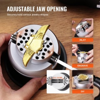 VEVOR Μπάλα Μέγγενη 3, Εργαλείο Χαρακτικής με Περιστροφή 360°, 30 Ε...