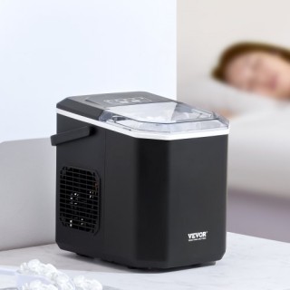 VEVOR Φορητή Παγομηχανή Πάγκου 26 Λίβρες/24 Ώρες με Αυτοκαθαρισμό κ...