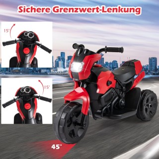 Costway Ηλεκτρικό Παιδικό Τρίτροχο Μηχανάκι 6V με LED Φώτα και Ποδό... Costway Ηλεκτρικό Παιδικό Τρίτροχο Μηχανάκι 6V με LED Φώτα και Ποδό...