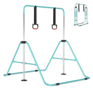 Costway Πτυσσόμενη Μονόζυγο για Παιδιά: Τετράβηκα Ρυθμιζόμενη Μπάρα...