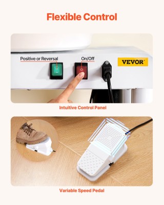 VEVOR Κεραμικός Τροχός 28 εκ για Σκάργια - Μεσαία Λειτουργία ρυθμιζ... VEVOR Κεραμικός Τροχός 28 εκ για Σκάργια - Μεσαία Λειτουργία ρυθμιζ...